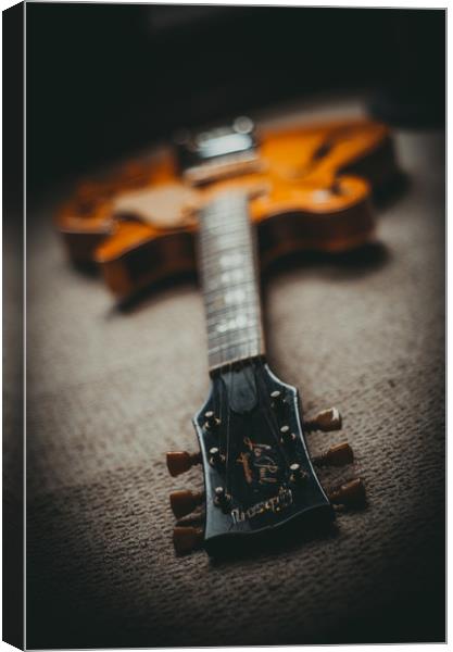 Gibson Les Paul Guitar Canvas Print by Chris Walker