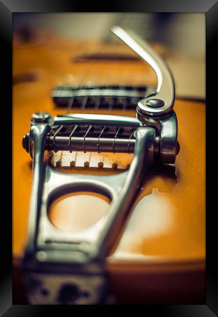 Gibson Les Paul Guitar Framed Print by Chris Walker
