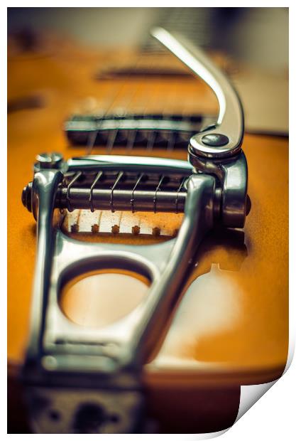 Gibson Les Paul Guitar Print by Chris Walker