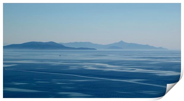 Aegean Blues        Print by Mike Lanning