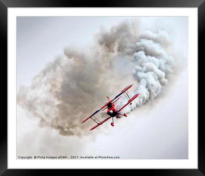 Pitts at Yeovilton 2017 Framed Mounted Print by Philip Hodges aFIAP ,