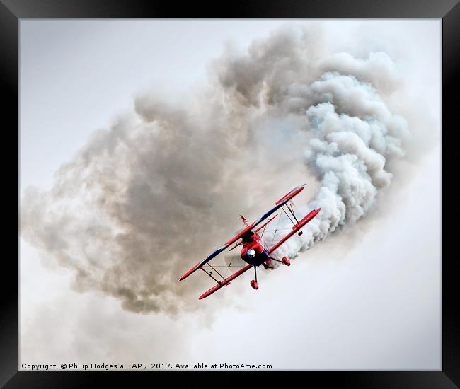 Pitts at Yeovilton 2017 Framed Print by Philip Hodges aFIAP ,