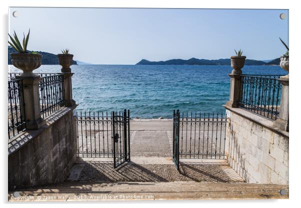 Gateway to the Adriatic Acrylic by Jason Wells