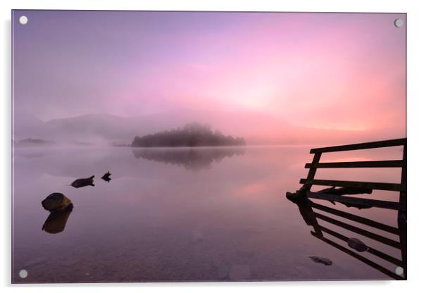 Grasmere dawn  Acrylic by John Finney