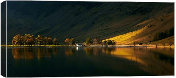 Buttermere water Canvas Print by John Finney