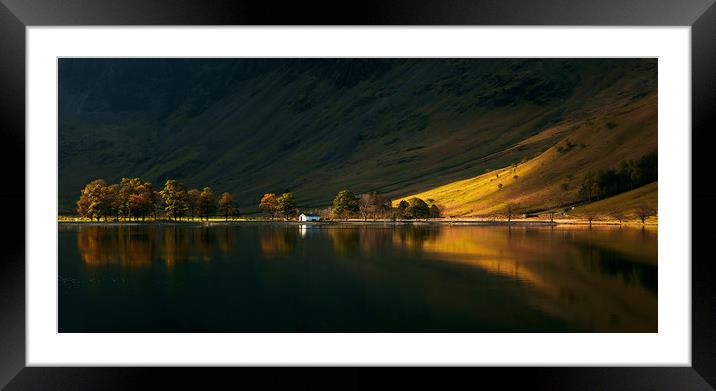 Buttermere water Framed Mounted Print by John Finney