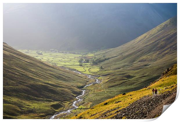 Burnthwaite view  Print by John Finney