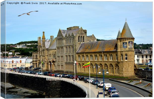 The Old College, Aberystwyth Canvas Print by Frank Irwin