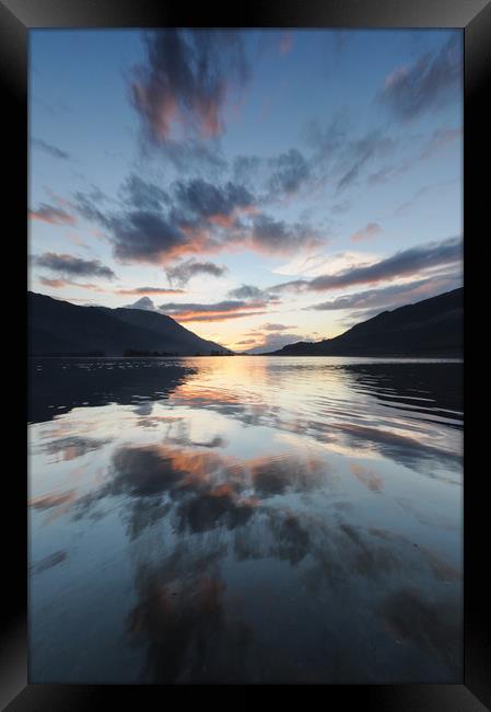 Majestic Sunset over Ballachulish Framed Print by Mark Greenwood