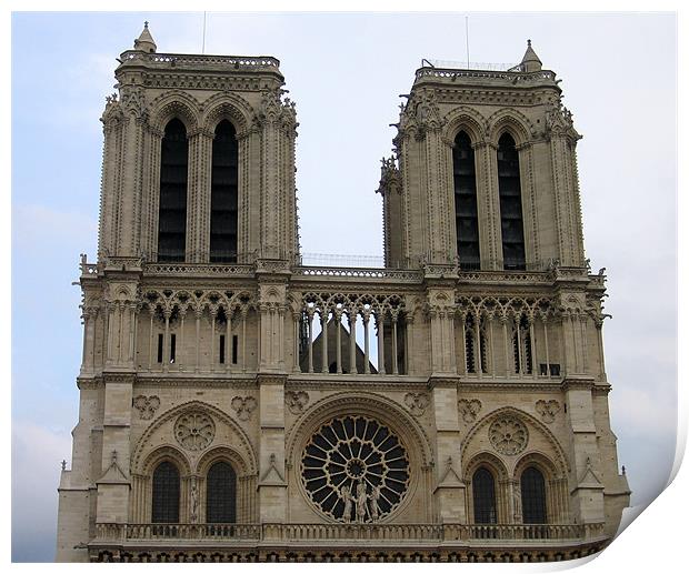 Notre Dame de Paris Print by Linda More