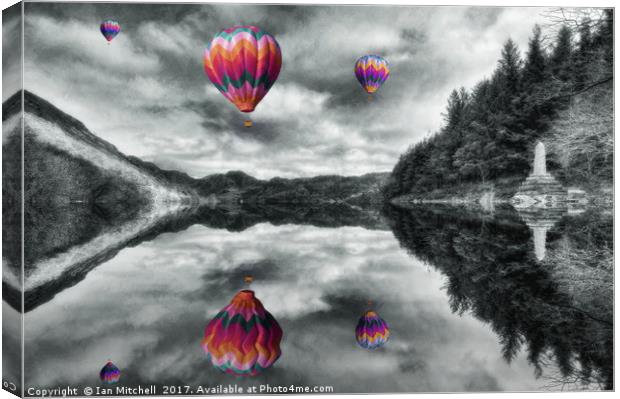 Floating Dreams  Canvas Print by Ian Mitchell