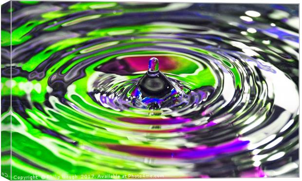 Water Movement Canvas Print by Philip Gough