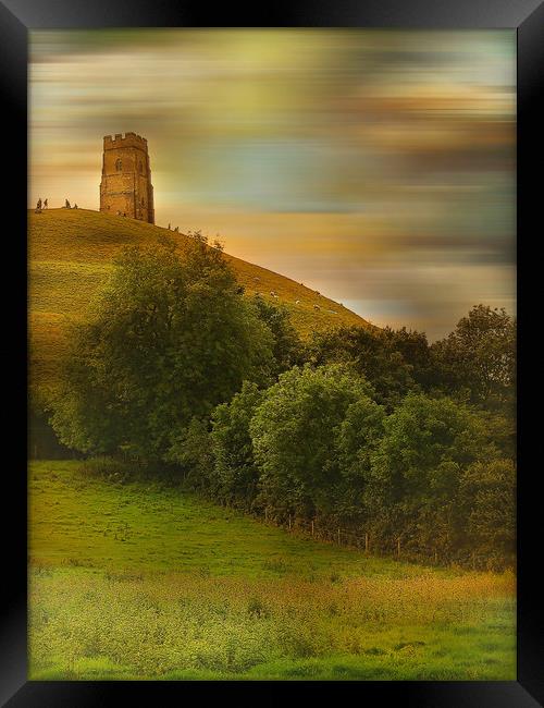 Glastonbury Tor. Framed Print by Heather Goodwin