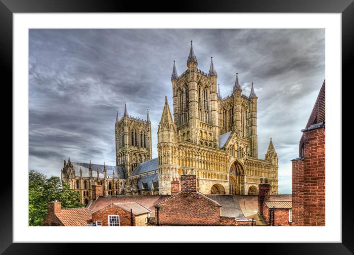 Lincoln Cathedral Framed Mounted Print by Martin Parkinson