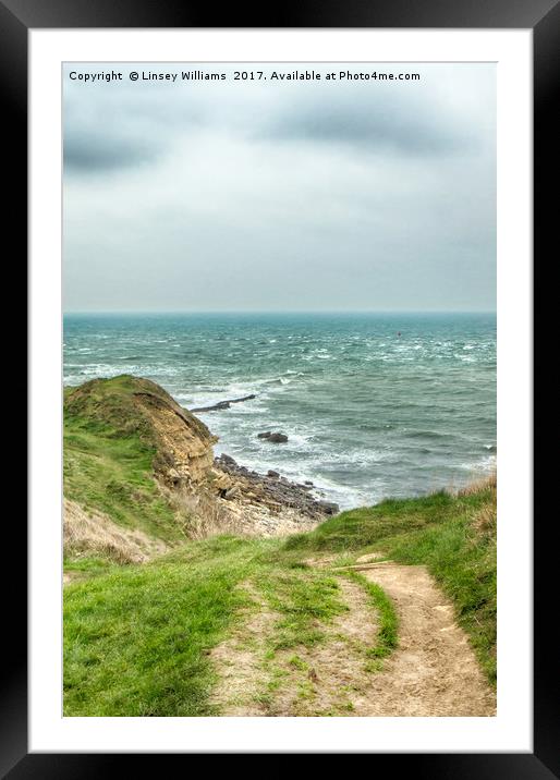 Peveril Point, Swanage, Dorset Framed Mounted Print by Linsey Williams