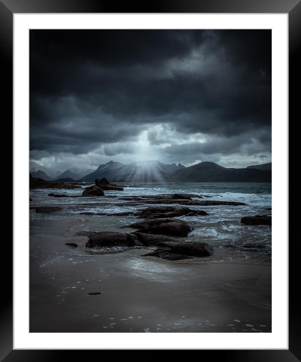 Storm rolling in Framed Mounted Print by Hamperium Photography