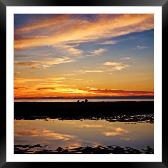 At the end of the day Framed Mounted Print by David McCulloch