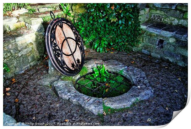 The Chalice Well Print by Philip Gough