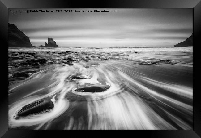 Talisker Bay Framed Print by Keith Thorburn EFIAP/b