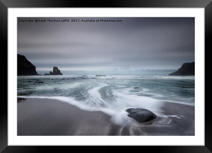 Talisker Bay Framed Mounted Print by Keith Thorburn EFIAP/b