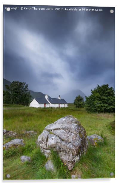 Black Rock Cottage Acrylic by Keith Thorburn EFIAP/b