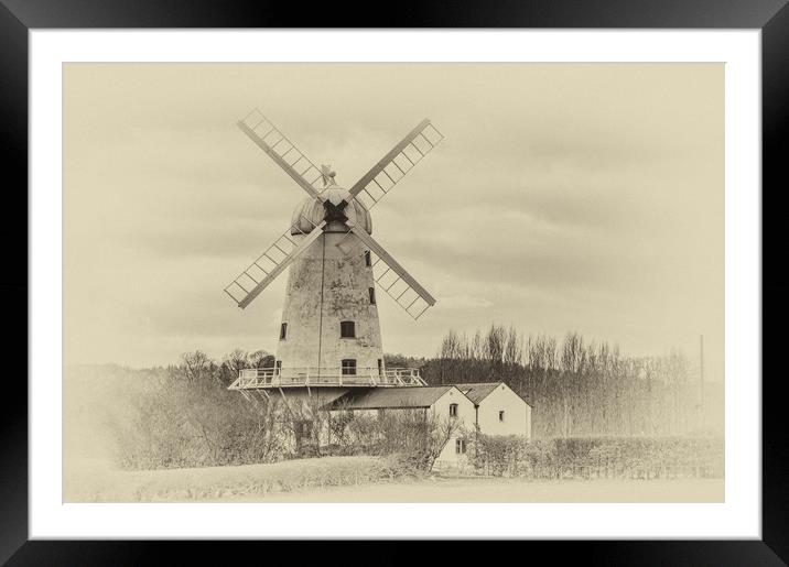 Llancayo Mill Usk Framed Mounted Print by Steve Purnell