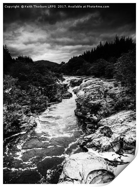 River Orchy Print by Keith Thorburn EFIAP/b
