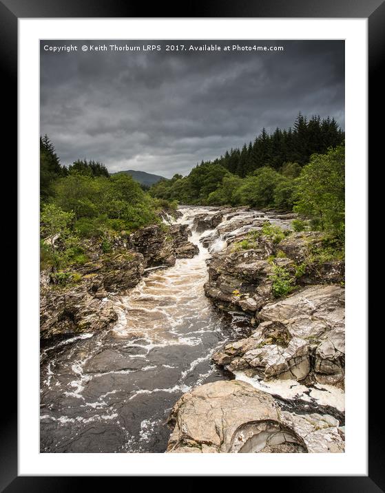 River Orchy Framed Mounted Print by Keith Thorburn EFIAP/b