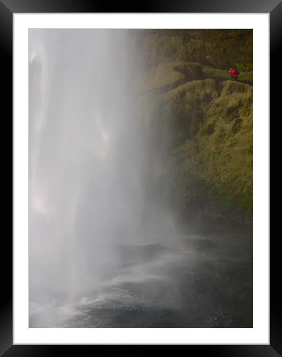 Seljalandsfoss waterfall, Iceland     Framed Mounted Print by mark humpage