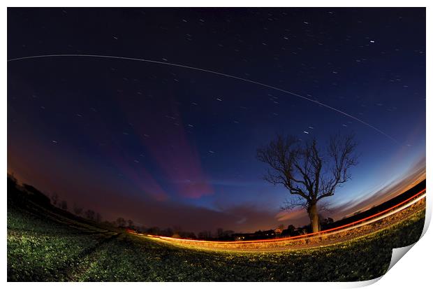 International Space Station Print by mark humpage
