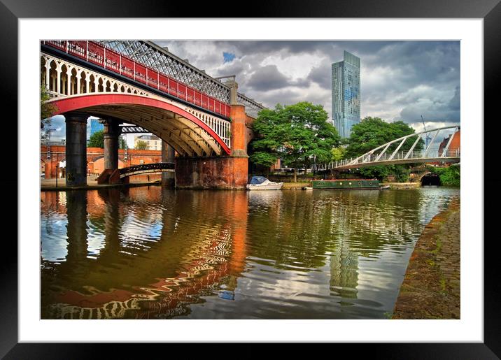 Castlefield and Beetham Tower, Manchester          Framed Mounted Print by Darren Galpin