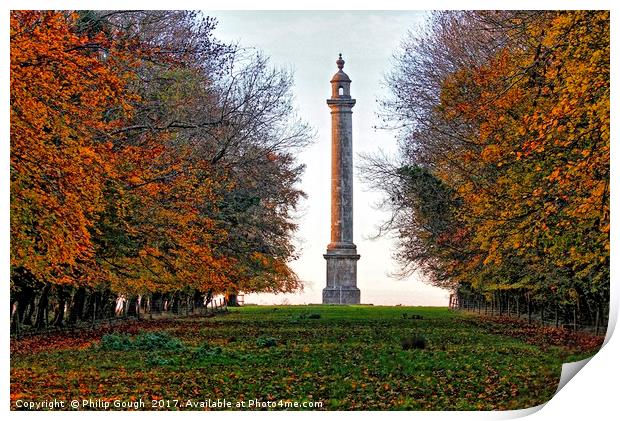 The Monument Print by Philip Gough
