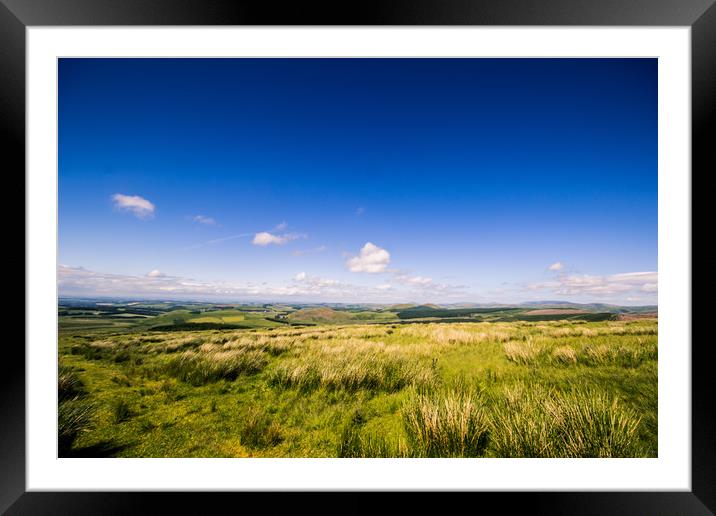 The Borders Framed Mounted Print by Darren Lowe