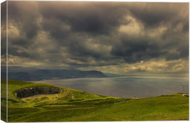 The Great Orme Canvas Print by Darren Lowe