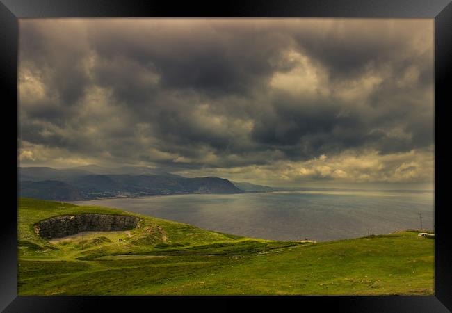 The Great Orme Framed Print by Darren Lowe