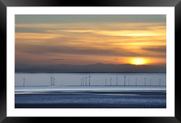 turbines Framed Mounted Print by sue davies