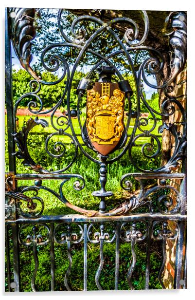 Gate to the Gardens Acrylic by Naylor's Photography