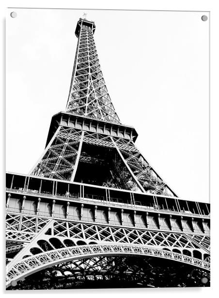 Eiffel Tower Acrylic by Elan Tanzer