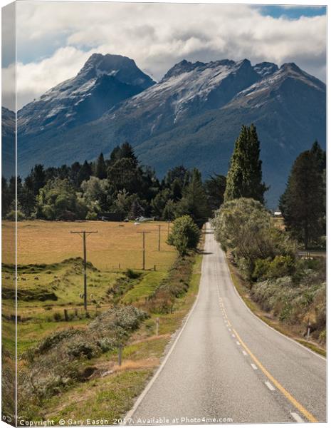 Mt Earnslaw north of Glenorchy Canvas Print by Gary Eason