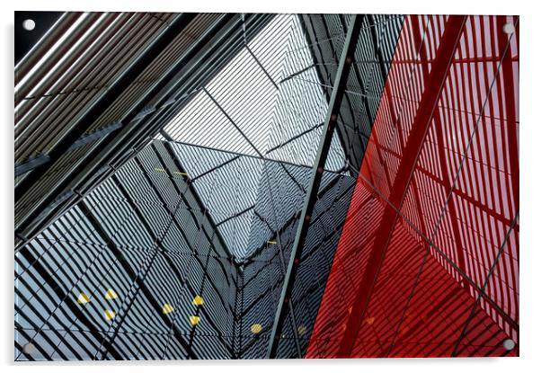 `More London' architecture Acrylic by Tony Bates
