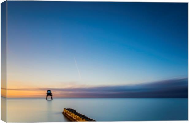 Dovercourt Low Lighthouse  Canvas Print by Mark Hawkes