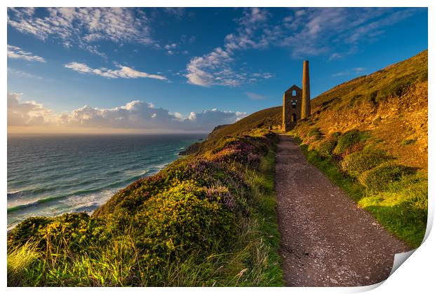 Wheal Coates, St Agnes, Cornwall UK Print by Michael Brookes