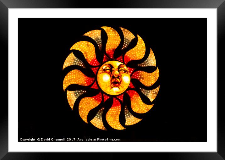Solar Wind Framed Mounted Print by David Chennell