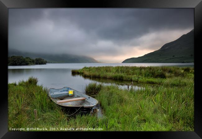 Crummock Water Brief Light Framed Print by Phil Buckle