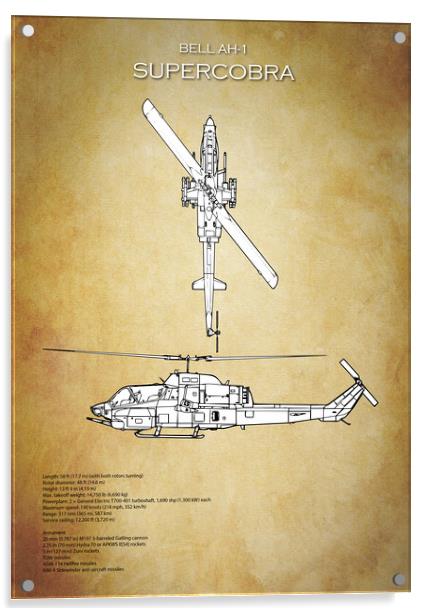 AH-1 SuperCobra Acrylic by J Biggadike