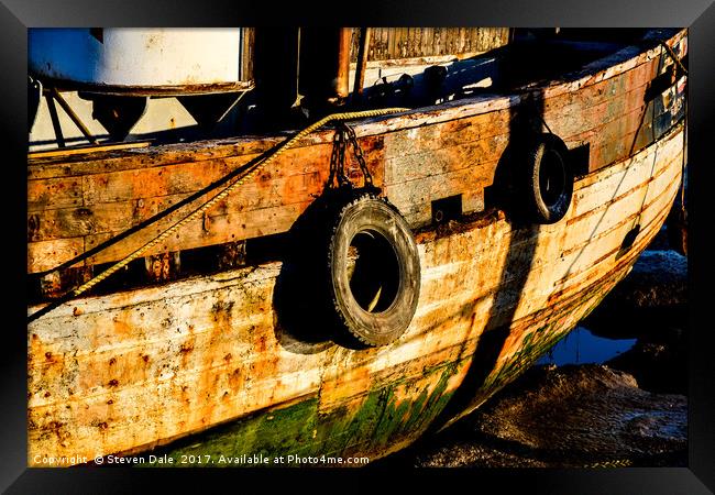 Neglected old beauty Framed Print by Steven Dale