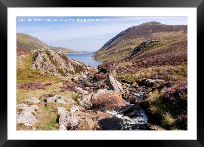 A Mountain Stream Snowdonia Wales Framed Mounted Print by Pearl Bucknall