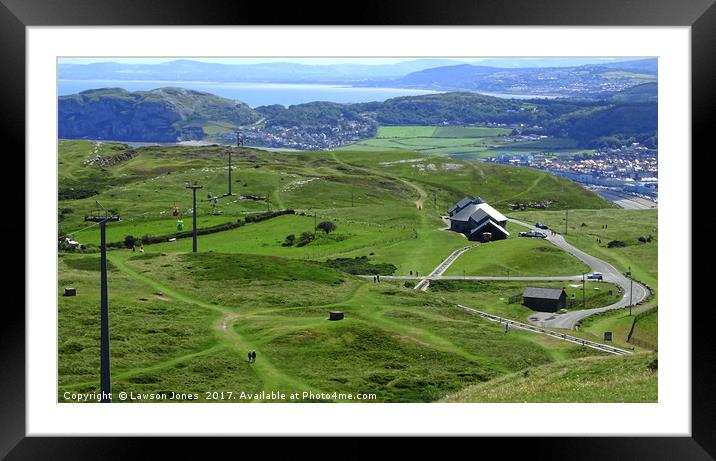 The Great Orme, North Wales Framed Mounted Print by Lawson Jones