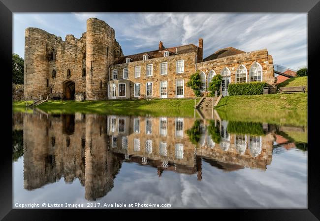 Tonbridge Castle Reflections Framed Print by Wayne Lytton
