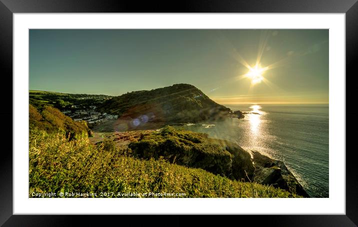 Ilfracombe Refraction  Framed Mounted Print by Rob Hawkins